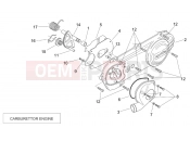 APRILIA SR 50 Di-Tech & Carb. Transmission cover (Carburettor)