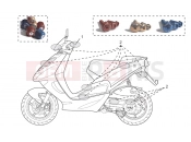 APRILIA SR 50 Di-Tech & Carb. Acc. - Cyclistic components