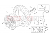 APRILIA SR 50 Di-Tech & Carb. Rear wheel - disc brake