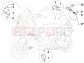 APRILIA SR MAX 125 Remote control switches - Battery - Horn