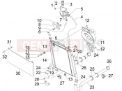hűtő rendszer - Aprilia SR MAX 125 2015