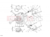 DUCATI 2008 Monster 696 HORIZONTAL CYLINDER HEAD » VALVE DRIVE