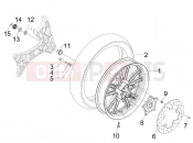 APRILIA SR MAX 125 Rear wheel