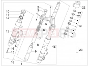 APRILIA SR MAX 300 Fork/steering tube - Steering bearing unit