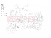 APRILIA SR MAX 300 Plates - Emblems