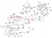 APRILIA SR MAX 300 Wheel huosing - Mudguard