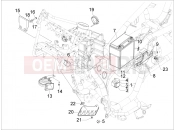 APRILIA SRV 850 Remote control switches - Battery - Horn