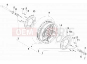 Front wheel - Aprilia SRV 850 2014