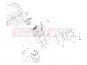 Rear cover - Splash guard - Aprilia SRV 850 2014