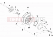 Rear wheel - Aprilia SRV 850 2014