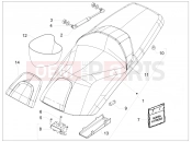 Saddle/seats - Aprilia SRV 850 2014