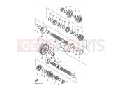 YAMAHA XVS 1300 A Midnight Star XVS1300A (11C1) 2007 TRANSMISSION