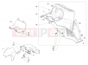 Wheel huosing - Mudguard - Aprilia SRV 850 2014