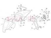 APRILIA MX 50 Rear body