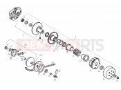 derbi Atlantis 50 2T Variator