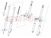 derbi Atlantis 50 2T Front fork