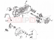 Starter assembly - Derbi Atlantis 50 2T Bullet 2003