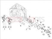 DERBI Boulevard 150 4T Rocking levers support unit