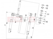 derbi Boulevard 150 4T Fork/steering tube - Steering bearing unit
