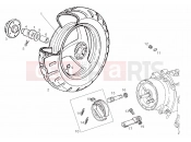 derbi Boulevard 200 4T Rear wheel