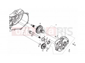 derbi Boulevard 50 2T Transmission