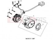 DERBI ETX 150 MAGNETO COMP