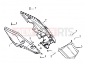 DERBI ETX 150 Rear cover