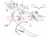 Handlebar - Controls - Derbi GP 50 2001
