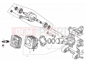 Drive shaft - Cylinder - Piston - Derbi GP 50 2002