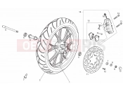 Front wheel - Derbi GPR 50 2T 2013