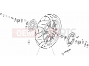 Rear wheel - Derbi GPR 50 2T 2013