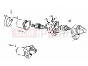 Starter assembly - Derbi GPR 50 NUDE 2007