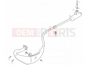 Exhaust unit - Derbi GPR 50 Replica 2005