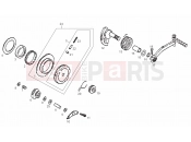 derbi QUAD DFW 50 Starter assembly