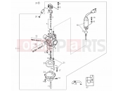 DERBI QUAD DFW 50 Carburettor