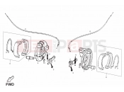 DERBI QUAD DFW 50 Front brake