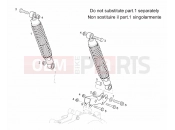 DERBI Rambla 125-250 Shock absorber