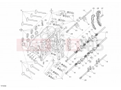 DUCATI 2008 DESMOSEDICI RR HORIZONTAL CYLINDER HEAD » VALVE DRIVE