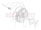 derbi Sonar 125 Front wheel