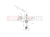 DERBI Sonar 50 2T Carburetor's components