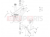 derbi Sonar 50 2T Benzin tank