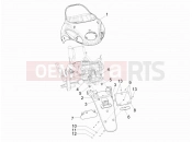 DERBI Sonar 50 2T Rear cover - Splash guard