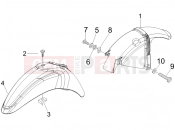 DERBI Sonar 50 2T Wheel huosing - Mudguard