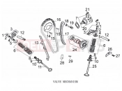 derbi STX 150 VALVE MECHANISM