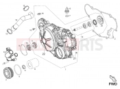 Clutch cover - Derbi Terra 125 2007