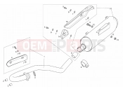 Exhaust unit - Derbi Terra 125 2007