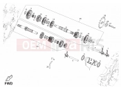Gear box - Derbi Terra 125 2007