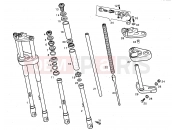 derbi Variant Courier 50 Front fork
