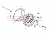 derbi Variant Sport 125 Front wheel