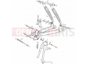 DERBI Variant Start-Courier 50 Swing arm - Shock absorber